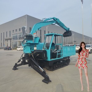 Hidráulico 9HP 500kg 800Kg Dump Track Crawler Dumper Mini Transporter para Mine Cement Concr - Product Image 4