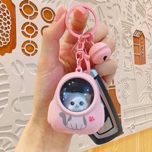 Thời Trang Và Đẹp Dễ Thương Gấu Và Mèo Con Ba Lô Sáng Ánh Sáng Ban Đêm Keychain Điện Thoại Di Động Dây Buộc Phụ Kiện - Product Image 3