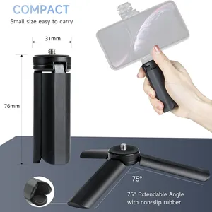 Soporte de mesa de escritorio, <span class=keywords><strong>mini</strong></span> trípode compacto para Smooth 4, Osmo Mobile, Vimble 2, estabilizador de empuñadura de cardán y otras cámaras - Product Image 2