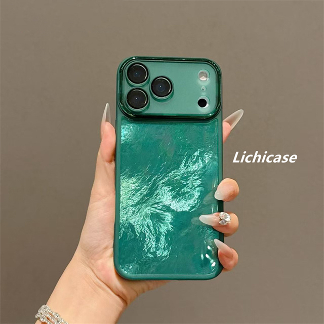Lichicase New Design Glitter Glacier Pattern Back Cover for Realme Note 70 70T 60 60X Phone Accessories