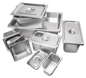 Poêle à aliments de haute qualité, en acier inoxydable, 201 gn, contenant pour poêle à buffet, livraison gratuite - Product Image 1