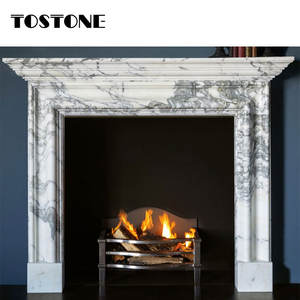 Marbre blanc naturel Tostone, finition polie, pour salle à manger intérieure, ambiance chaleureuse, décoration intérieure - Product Image 2