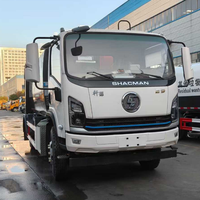 Camion à ordures compacté à énergie nouvelle, alimenté par batterie, SHACMAN 4*2, fabriqué en Chine.