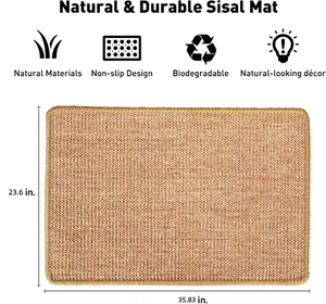 Grattoir à griffes pour animaux de compagnie, disponible en sisal naturel - Product Image 2