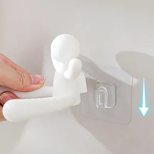 Étagère murale créative, organisateur portable, gain de place, support de rangement pour clés, crochets pour accessoires de cheveux, salle de bain - Product Image 3