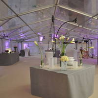 Tente de réception extérieure d'occasion 15m x 20m à prix abordable pour mariage et événements
