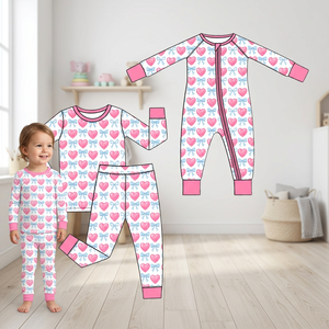 Ensemble de pyjamas pour enfants pour la Saint-Valentin, pyjamas à manches longues pour bébés garçons, vêtements de boutique pour enfants - Product Image 3