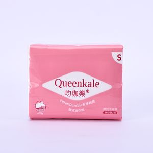 Mouchoirs en papier doux et résistants en pâte de bois vierge pour usage quotidien, marque Queenkale, modèle domestique 117*180, réductions de gros, directement de l'usine - Product Image 4