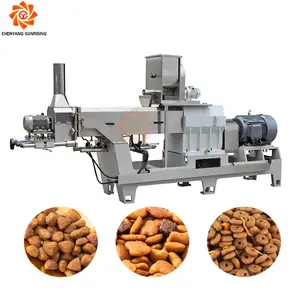 Ligne de production d'aliments secs pour chiens de 1000 KG Machine de processus de nourriture pour chiens Kibble Machine de nourriture pour chats de grande capacité