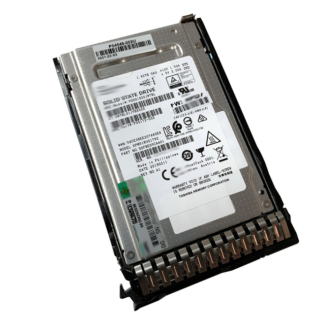 Original brand P50216-B21 1.92TB NVMe Gen4 Read Intensive 2.5inch SFF BC U.3 PM1733a SSD