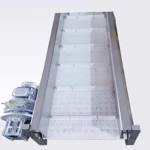 Sistema de pesagem com correia modular para lavagem de carros, sistema de transporte automático de módulos, sistema de máquina para corte de carne de aves
