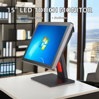 Ordinateur tout-en-un avec écran tactile de 15,6 pouces, processeur Intel I3/i5/i7, Windows 10 pour les petites entreprises, système de point de vente, caisse enregistreuse