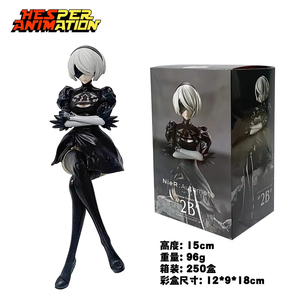 HESPER 2 Estilos 15CM NieR <span class=keywords><strong>Automata</strong></span> 2B 9S Figuras de Chicas Sexys de Manga, Estatuas Coleccionables de Dibujos Animados, Figura de PVC, Juguetes de Regalo de <span class=keywords><strong>Anime</strong></span> - Product Image 2