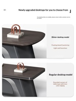 Meubles de bureau design modernes de Foshan, bureaux avec table de bureau pour bureau de direction de luxe