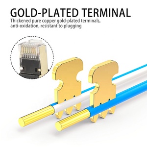 Liansu Linksup producción profesional <span class=keywords><strong>15</strong></span> <span class=keywords><strong>metros</strong></span> 40GBPs 2000MHz gato 8 <span class=keywords><strong>Cable</strong></span> <span class=keywords><strong>de</strong></span> <span class=keywords><strong>Ethernet</strong></span> <span class=keywords><strong>Cable</strong></span> <span class=keywords><strong>de</strong></span> <span class=keywords><strong>red</strong></span> Cat8 - Product Image 5