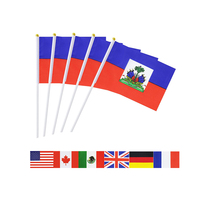 Pays et drapeau d'impression de haute qualité imperméables bon marché, drapeau brodé personnalisé, drapeaux à main des Pays-Bas