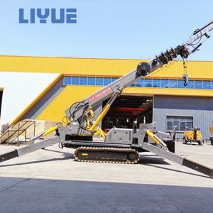 New <span class=keywords><strong>Outlook</strong></span> Grúas Spider de 12 toneladas Mini grúa sobre orugas versátil con espacio de instalación pequeño opcional Transporte especial - Product Image 6