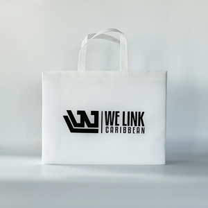 MY üretim şirketi moda <span class=keywords><strong>Logo</strong></span> baskılı lamine PP olmayan dokuma alışveriş çantası eko dostu promosyon olmayan dokuma çanta - Product Image 3