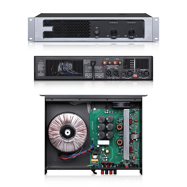 KFKD KD1500 Professional Stereo Power Amplifier 1500W * 2 Digital Audio Amplifier Suitable for DJ/bar/home Karaoke