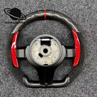 Volant en cuir et fibre de carbone avec éclairage LED personnalisé pour M3/M4/M5/F31 M6/F30 535i/F32 F20 F36 F22 F82 X5/F15 F80 F11