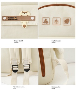 2025 New Style Waterproof Nylon Fashion Large Capacity Shoulder Pencil <strong>Backpack</strong> for Junior High School Students Cute School Bag - Product Image 5