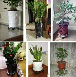 Wholesale Round Metal Tray Movable <strong>Wheel</strong> Flowerpot Base Moving <strong>Plant</strong> <strong>Stand</strong> for Vase Indoor <strong>Plants</strong> - Product Image 5