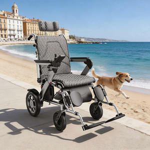 2026 Fauteuil roulant électrique pliable léger en aluminium avec fonction handbike pour adultes handicapés, équipement <span class=keywords><strong>de</strong></span> réadaptation physique - Product Image 3