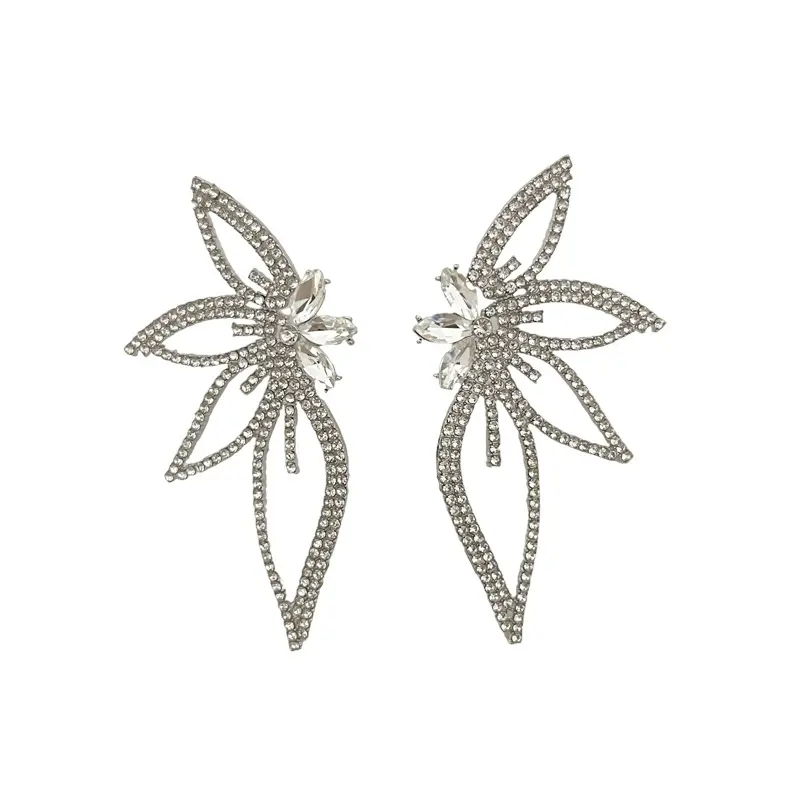 2023 bijoux de mode à la mode argent aiguille grand papillon Zircon boucles d'oreilles vacances fête bijoux accessoires pour les femmes