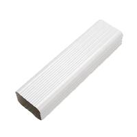 Système de gouttière d'eau de pluie en PVC blanc écologique au design moderne, raccord coudé pour gouttière, drain de toit pour hôtel et villa