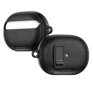 Étui de protection sécurisé avec interrupteur pour écouteurs Huawei Freebuds Pro 5ème génération, <span class=keywords><strong>coque</strong></span> sans fil + crochet - Product Image 4
