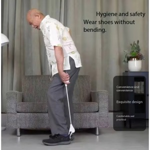 Universal Home Supply Portable Pull Durable Tool High Heel Nylon Handle Magnet Long Shoes Lifter Shoehorn - Product Image 4