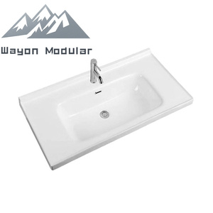 Wayon Luxury Artistic Vessel Sink Collection in Ceramic &amp; Glass for Modular Home Suites - Product Image 1