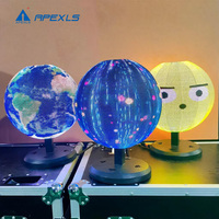 Écran sphérique LED sur mesure P2 P2.5, diamètre 0,5m-2m, affichage LED en forme de boule pour centres commerciaux et expositions