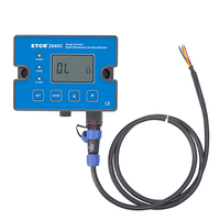 Testeur de mise à la terre multiparamètres ETCR2840C avec mesure de la résistance de terre, du courant et du nombre d'impulsions de foudre pour la surveillance à distance des tours