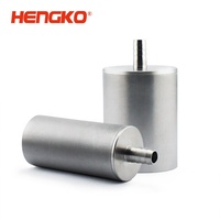 Diffuseur de bulles d'hydrogène, d'air et d'ozone en acier inoxydable fritté poreux HENGKO 304 316 316L pour l'industrie de la bière