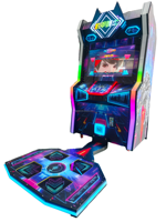 Machine de jeu d'arcade en métal à pièces, danse révolutionnaire pour enfants, pour centre commercial et parc d'attractions, 220V, garantie 1 an
