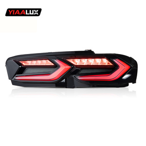 Hot-bán Nhà Máy Giá đuôi đèn cho 2014 2015 Chevy Camaro LED Đèn hậu màu Đỏ tín hiệu với đầy đủ Led đảo ngược + DRL + phanh ánh sáng - Product Image 2
