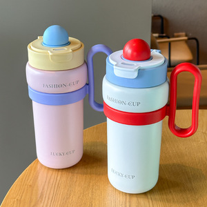 แก้วน้ำสุญญากาศดีไซน์ใหม่ความจุขนาดใหญ่ 30 ออนซ์ 900 มล. แก้วกาแฟพกพาสำหรับเดินทาง แก้วเก็บความร้อนพร้อมหูจับ - Product Image 3