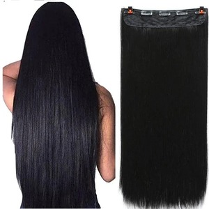Extension de Cheveux Humains Remy 100% Premium en Vrac Cheveux Indiens Cuticule Brute Alignée Double Dessiné 5 Clip Premium Extension de Cheveux en Gros - Product Image 2