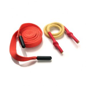 Eco-friendly Flat and Round Drawcord with Heat-<b>shrink</b> Tube Tips for Hoodies Cord - Product Image 2
