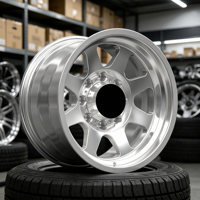 Jantes en alliage forgé sur mesure GS 17 18 19 pouces, finition argent poli, multi-branches, roues tout-terrain 6x139.7 8x165.1 pour pick-up Chevy