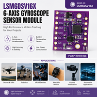 Module de capteur d'accéléromètre IMU à 6 axes, puce LSM6DSV16X, capteur de mouvement gyroscope 6DOF, prend en charge Windows et ROS 2