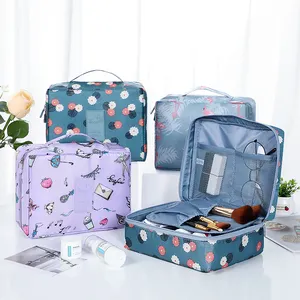 Bolsa de viagem dobrável para bagagem de mão, bolsa leve para maquiagem e cosméticos, ideal para férias em academia esportiva