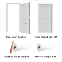 Interrupteur de capteur de porte IR blanc marche/arrêt DC12/24V, capteur de mouvement de porte, capteur IR, lumière LED pour armoire de chambre à coucher