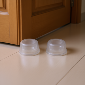 Butoirs de porte autocollants, 6 pièces, en caoutchouc transparent, pour bloquer les courants d'air - Product Image 3