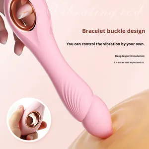 Baguette gonflable G-Spot pour femmes 9 fréquence <span class=keywords><strong>sax</strong></span> jouets vibrateur pour stimulation clitoridienne féminine Masturbation adulte Massage - Product Image 2