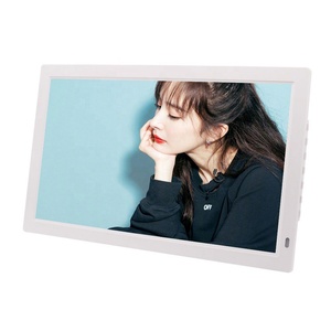 21.5/22 Inch Display 1080P Advertising Player IPS Screen Digital Photo Frame with <b>Calendar</b> White Full HD Mp4 Movie Player - Product Image 3