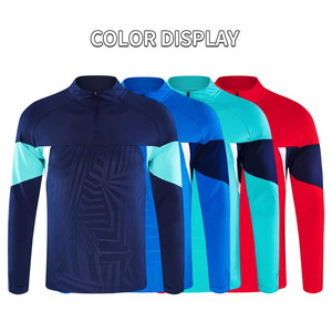 เสื้อฟุตบอลทีมชายคุณภาพสูง สไตล์ท็อป ชุดแข่งฟุตบอลฤดูใบไม้ร่วง แบบซับลิเมชั่น - Product Image 3