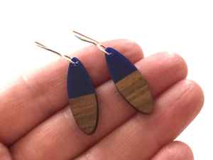 Pendientes Artesanales de Resina y Madera, Joyería Ligera Hecha a Mano, Diseño Bohemio, Regalo Perfecto para Mujeres, Adolescentes y Niñas - Product Image 3
