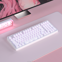 Clavier mécanique Zornher ZH980 Royal Light, tri-mode, programmable, rétroéclairage RVB, hot-swap, pour jeux et bureau